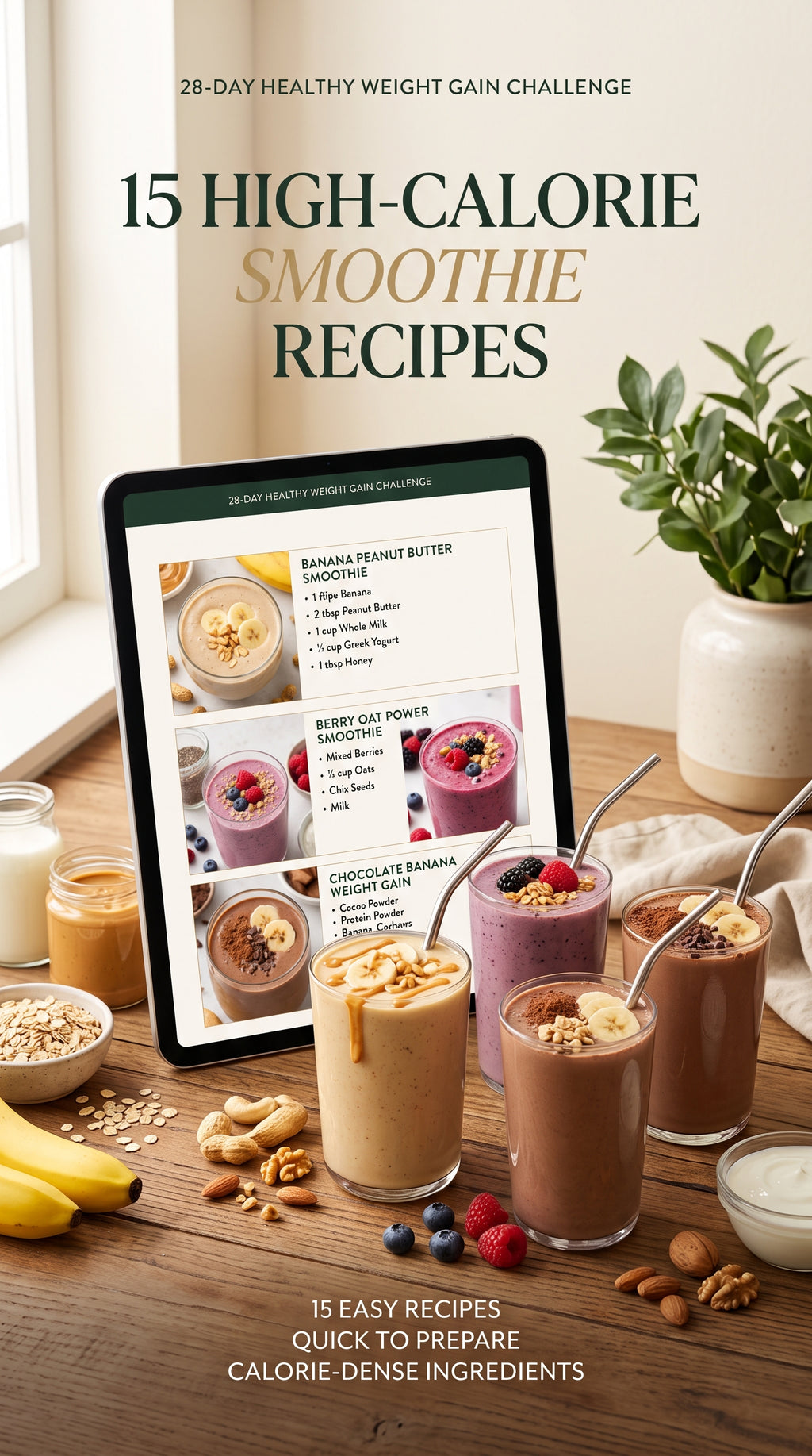 28-Day Healthy Weight Gain Challenge